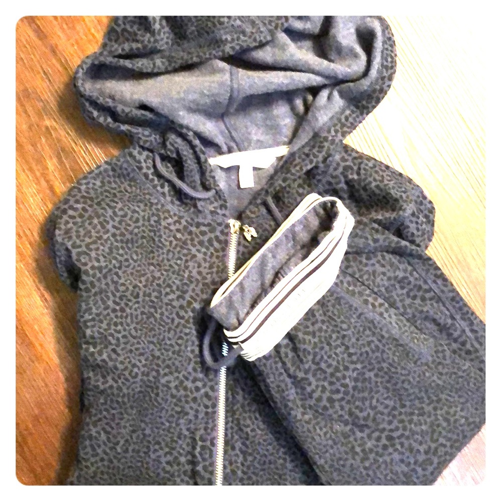 Victoria’s Secret sweatpants and full zip hoodie